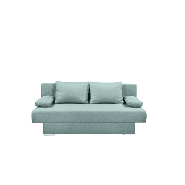 Schlafsofa Wilkin 17 Stories Polsterfarbe: Lehm/Dunkles Schokoladenbraun on Productcaster.