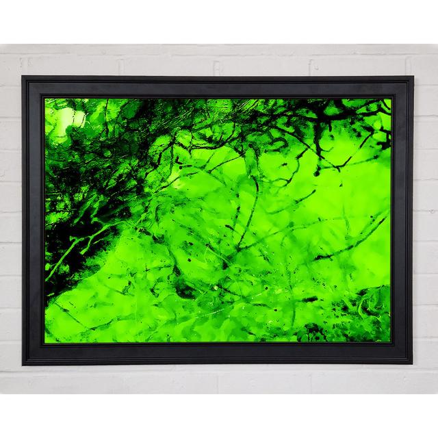 Green Branches In The Wind Framed Print Ivy Bronx Size: 21cm H x 29.7cm W on Productcaster.