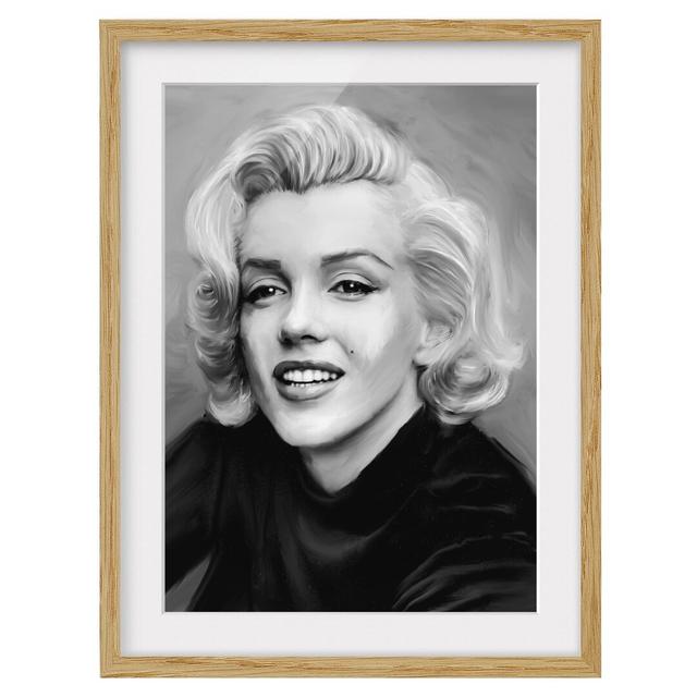 Marilyn Private - Picture Frame Photograph Canora Grey Size: 100cm H x 70cm W x 2cm D, Frame Option: Brown on Productcaster.