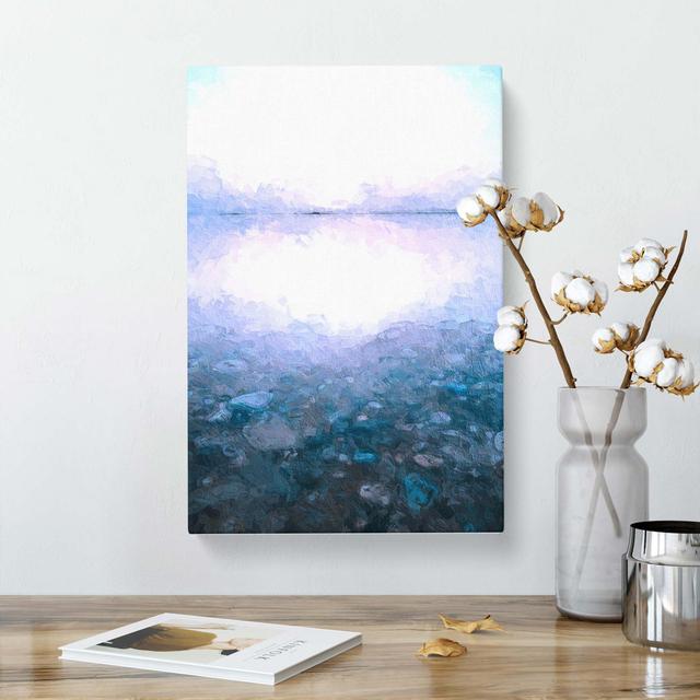 Pebble Beach - Wrapped Canvas Painting East Urban Home Size: 76cm H x 50cm W x 3cm D on Productcaster.