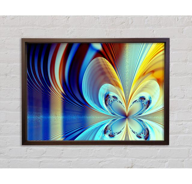 Psychedelic Colours - Single Picture Frame Art Prints on Canvas Bright Star Size: 84.1cm H x 118.9cm W x 3.3cm D on Productcaster.