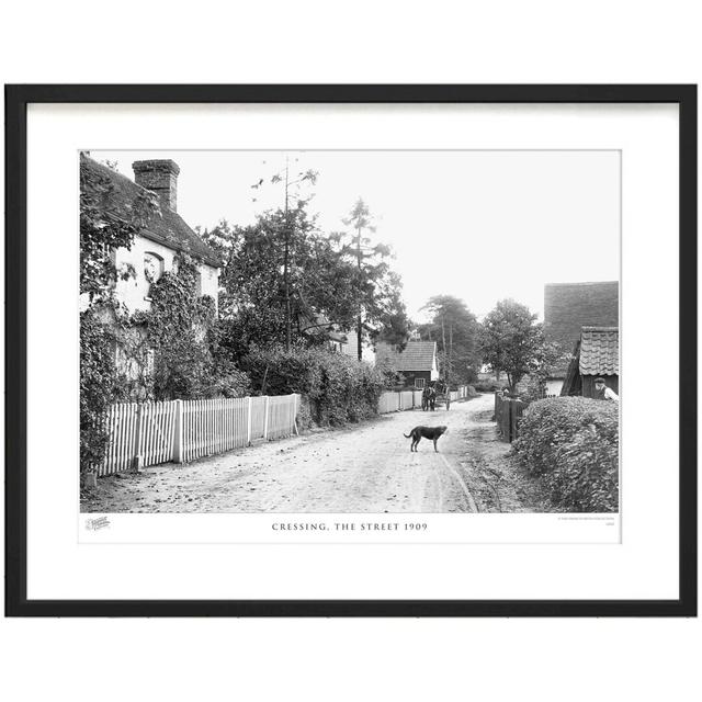 Cressing, The Street 1909 by Francis Frith - Single Picture Frame Print The Francis Frith Collection Size: 45cm H x 60cm W x 2.3cm D on Productcaster.