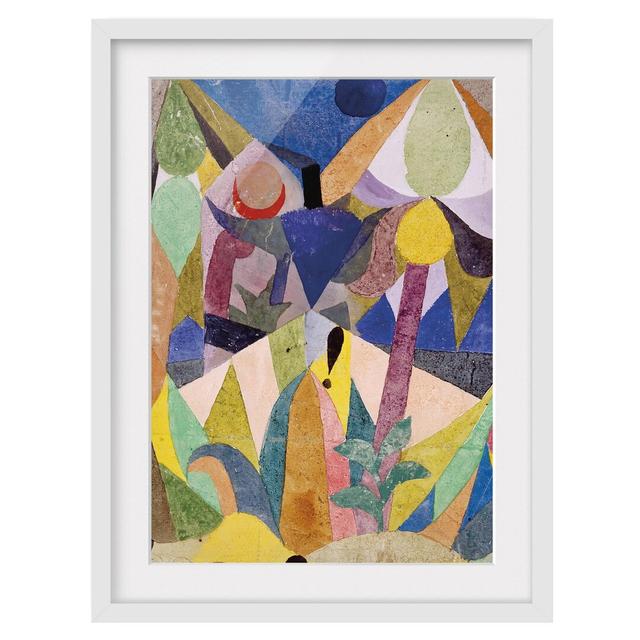 'Mild Tropical Landscape' by Paul Klee Framed Art Print East Urban Home Frame Options: Matt white, Size: 70cm H x 50cm W on Productcaster.