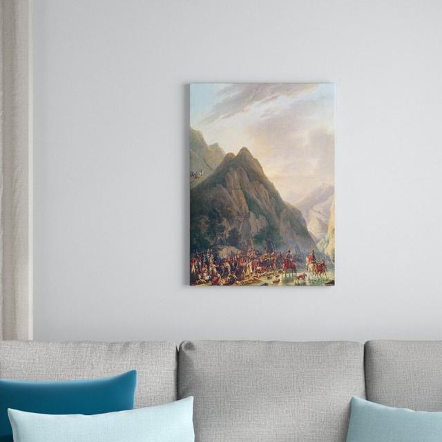 Passage of Mount Albaredo by Antoine Pierre Mongin Framed Art Print East Urban Home Size: Large on Productcaster.