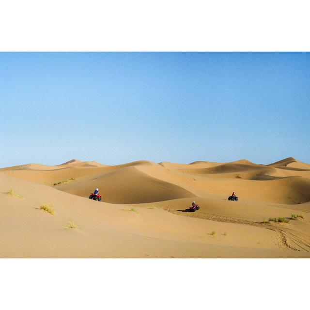 Sahara Desert At Sunset by Oleh_Slobodeniuk - No Frame Print on Canvas Natur Pur Size: 60cm H x 90cm W on Productcaster.