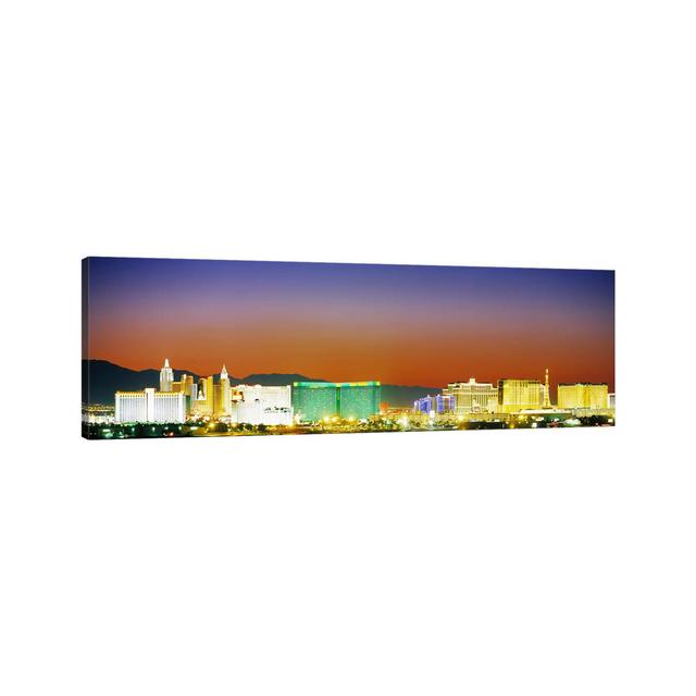 Las Vegas, Nevada, USA #2 - Wrapped Canvas Panoramic Print Ebern Designs Size: 60.96cm H x 182.88cm W x 3.81cm D on Productcaster.