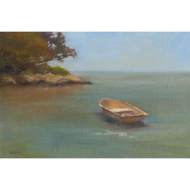 UA CH Harbored Dories II by Marilyn Wendling - Wrapped Canvas Painting Breakwater Bay Size: 51cm H x 76cm W x 3.8cm D on Productcaster.