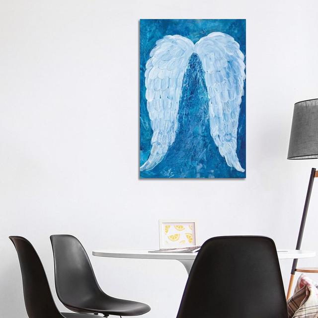 Angel Wings by Robin Maria - Painting on Canvas Happy Larry Format: Wrapped Canvas, Size: 101.6cm H x 66.04cm W x 3.81cm D on Productcaster.