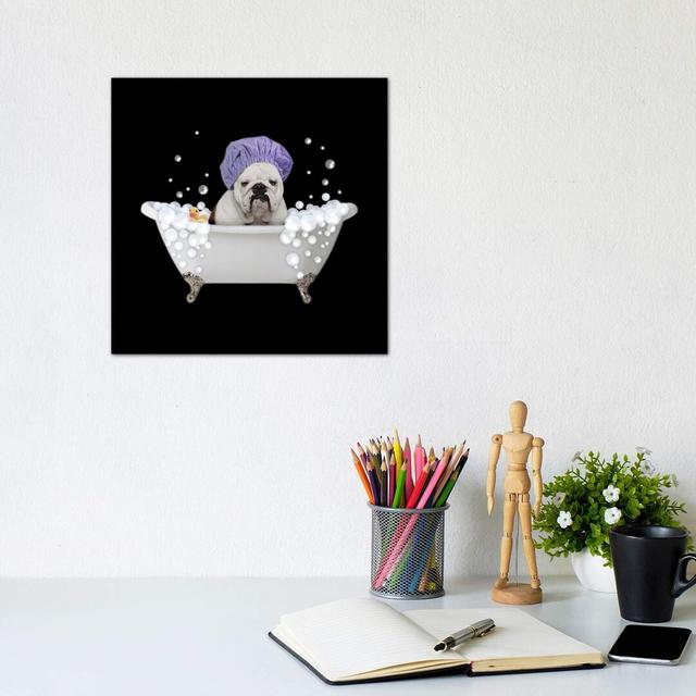 Bath Time Bubbles 3 by Marcus Prime - Wrapped Canvas Graphic Art Print Happy Larry Size: 30.48cm H x 30.48cm W x 1.91cm D on Productcaster.