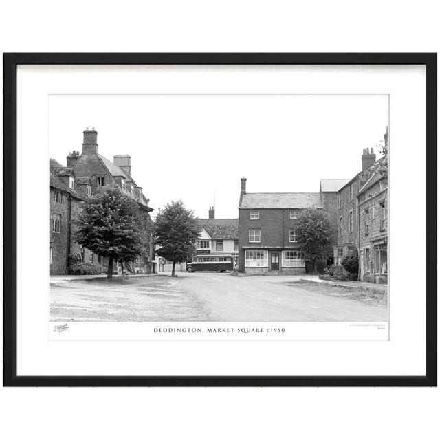 'Deddington, Market Square C1950' by Francis Frith - Picture Frame Photograph Print on Paper The Francis Frith Collection Size: 28cm H x 36cm W x 2.3c on Productcaster.