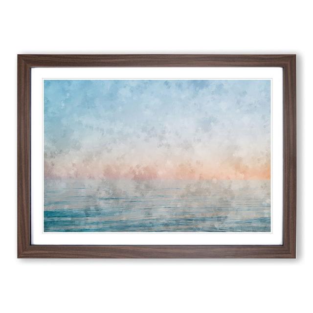 Ferring Beach - Picture Frame Painting East Urban Home Frame Option: Walnut Framed, Size: 36cm H x 48cm W x 2cm D on Productcaster.