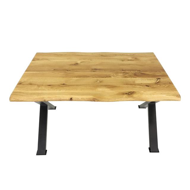 Esstisch Lamia Alpen Home Farbe der Tischplatte: Naturbelassen, Größe: 75 cm H x 90 cm B x 200 cm L on Productcaster.