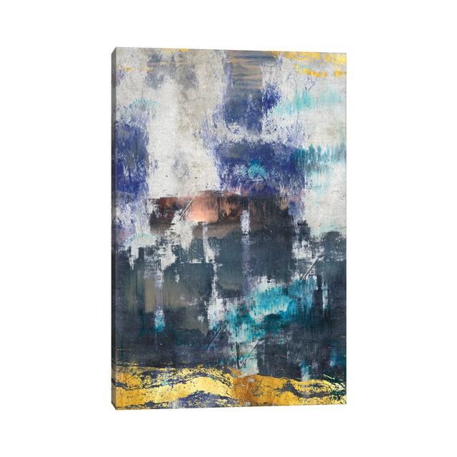 Abstract Mediterranean by Maximiliano Casal - Wrapped Canvas Art Prints Metro Lane Size: 66.04cm H x 45.72cm W x 1.91cm D on Productcaster.