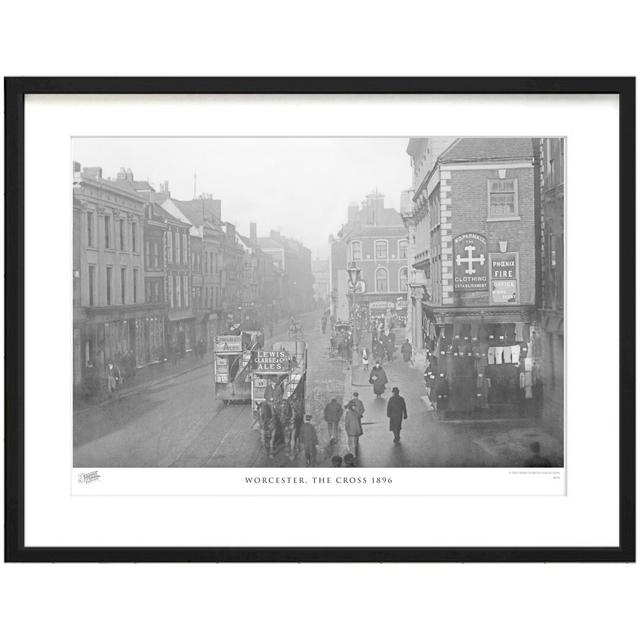 Worcester, The Cross 1896 by Francis Frith - Single Picture Frame Print The Francis Frith Collection Size: 45cm H x 60cm W x 2.3cm D on Productcaster.