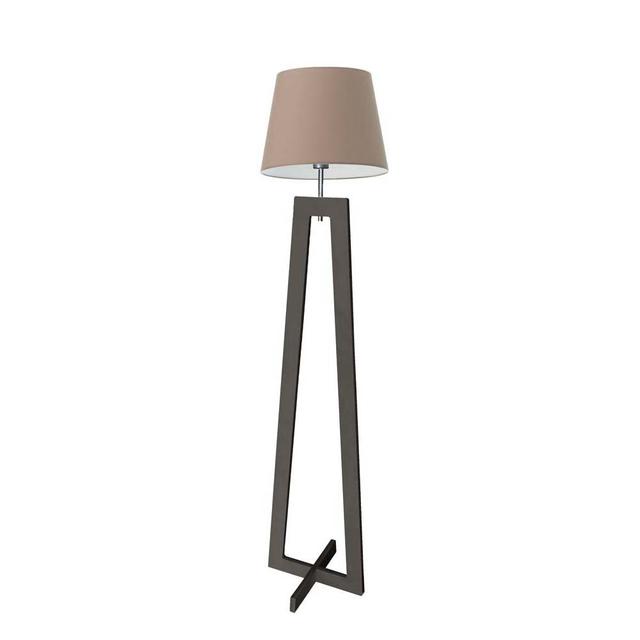 160 cm Bodenlampe Pip ModernMoments Gestellausführung: Tiefschwarz, Schirmfarbe: beige on Productcaster.