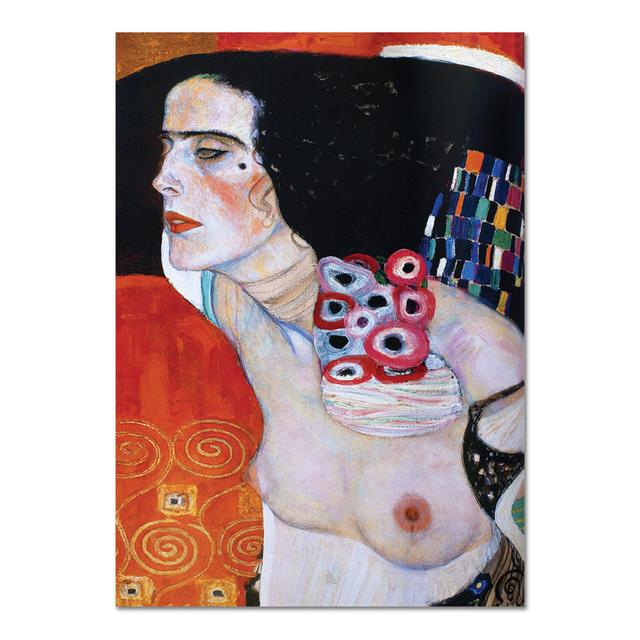 Salome by Gustav Klimt - Unframed Painting Rosalind Wheeler Size: 135cm H x 95cm W on Productcaster.