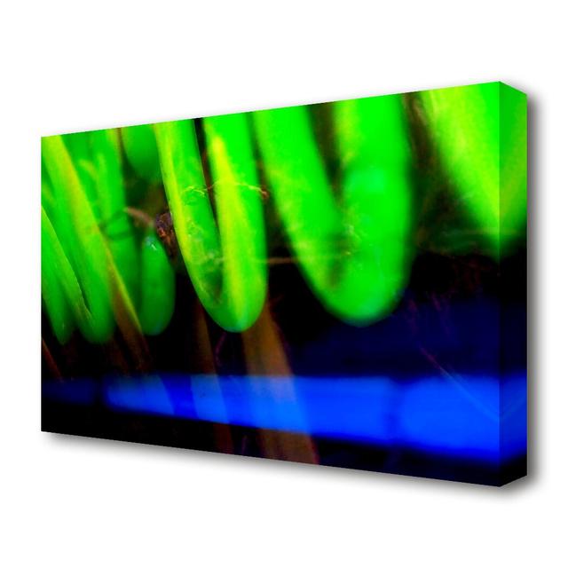 Lime Green Coil - Wrapped Canvas Graphic Art Print East Urban Home Size: 81.3 cm H x 121.9 cm W x 4.4 cm D on Productcaster.