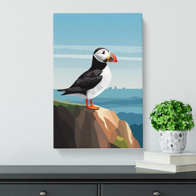 Puffin Minimalism Art House of Hampton Size: 50cm H x 35cm W x 3cm D on Productcaster.