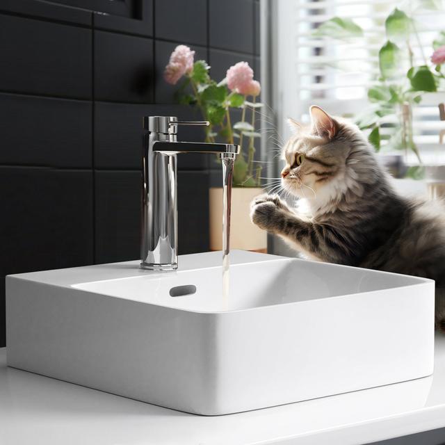 EMKE 59.5mm L x 43.5mm W Natural Ceramic Rectangular Sink EMKE on Productcaster.