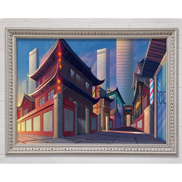 The Streets Of Japan Framed Print Rosalind Wheeler Size: 29.7cm H x 42cm W on Productcaster.