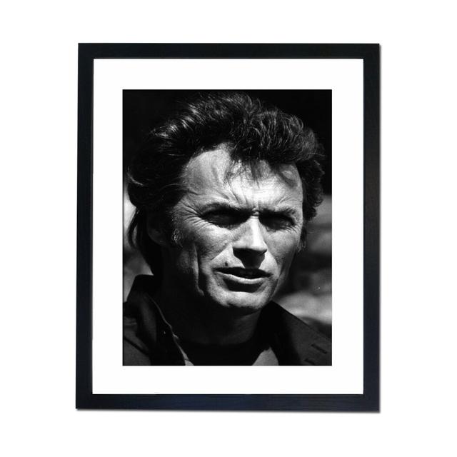 Clint Eastwood Portrait Framed Photographic Print East Urban Home on Productcaster.