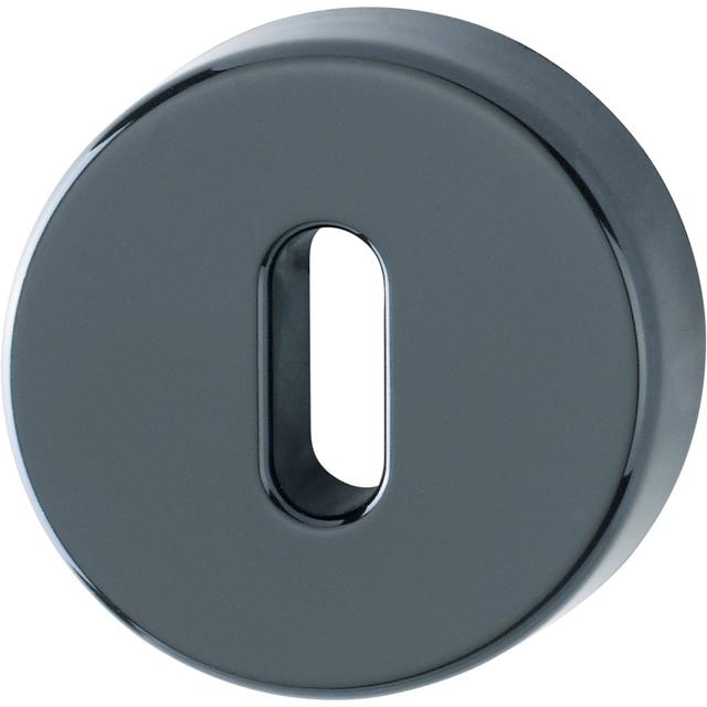 Amaure Brescia Lever Key Escutcheon (Pair) Symple Stuff Finish: Black on Productcaster.