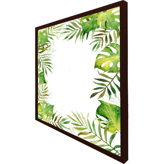 Abrham Botanical - Single Picture Frame Art Prints Bay Isle Home Size: 76cm H x 76cm W x 4cm D, Format: Brown Framed on Productcaster.