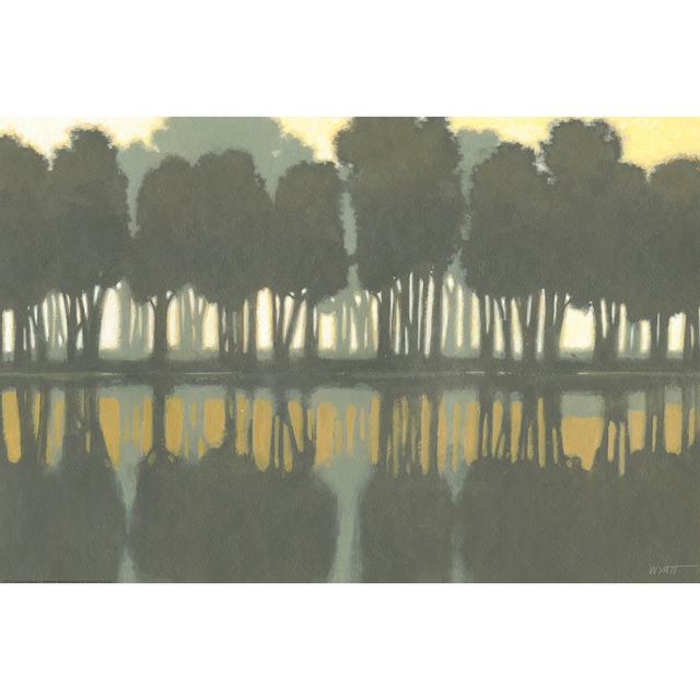 Lake at Dawn II by Norman Wyatt Jr. - Wrapped Canvas Painting Marlow Home Co. Size: 81cm H x 122cm W x 3.8cm D on Productcaster.