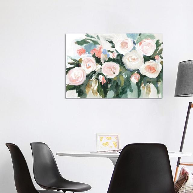 Floral Fragrance by Isabelle Z - Painting on Canvas Rosalind Wheeler Format: Wrapped Canvas, Size: 66.04cm H x 101.6cm W x 3.81cm D on Productcaster.