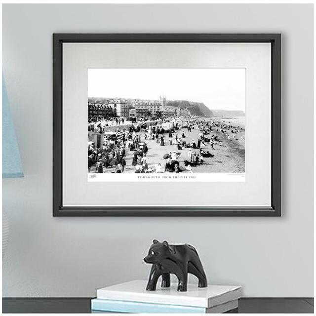 'Teignmouth, from the Pier 1903' by Francis Frith - Picture Frame Photograph Print on Paper The Francis Frith Collection Size: 45cm H x 60cm W x 2.3cm on Productcaster.