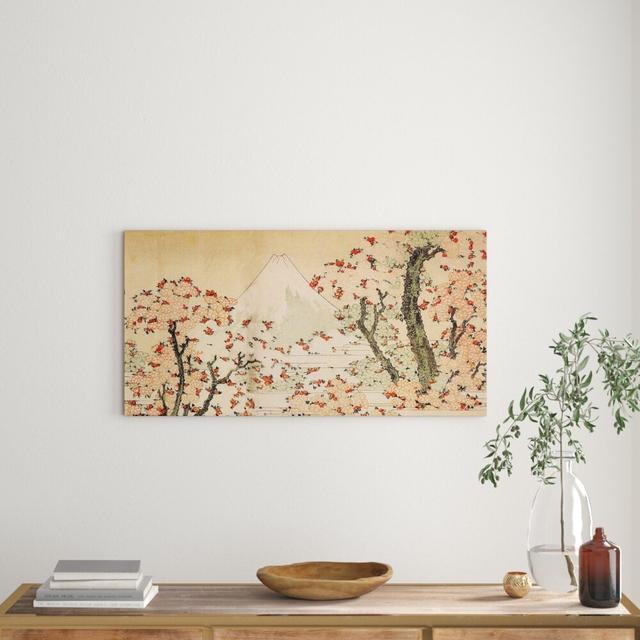 Hokusai - Wrapped Canvas Painting Bloomsbury Market Size: 50cm H x 100cm W x 1.8cm D on Productcaster.