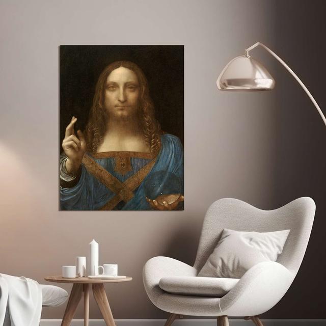 Salvator Mundi, Ca. 1500 by Leonardo Da Vinci - Wrapped Canvas Print Ophelia & Co. Size: 70cm H x 50cm W on Productcaster.