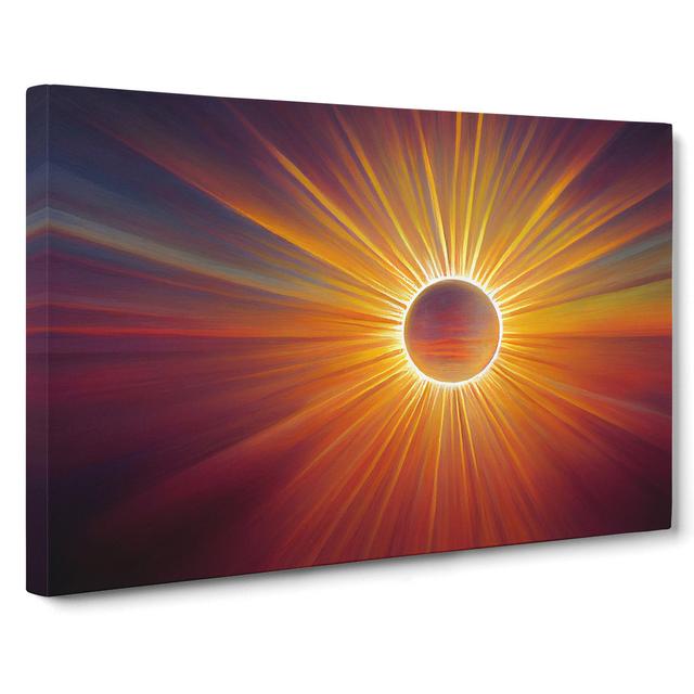 The Rising Sunset Vol.4 Abstract - Wrapped Canvas Graphic Art Latitude Run Size: 50cm H x 76cm W x 3cm D on Productcaster.