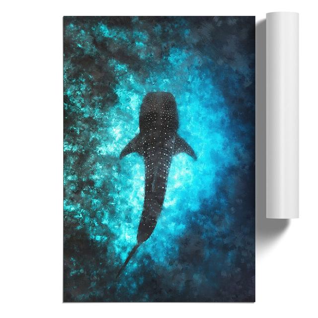 Whale Shark - No Frame Print East Urban Home Size: 59cm H x 42cm W x 0.1cm D on Productcaster.