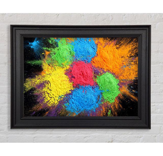 Chakra Powder Colours Framed Print Ivy Bronx Size: 29.7cm H x 42cm W x 8cm D on Productcaster.