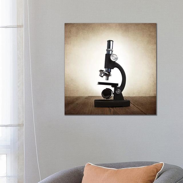 Microscope - Photograph Print on Canvas Borough Wharf Format: Wrapped Canvas, Size: 66.04cm H x 66.04cm W x 1.91cm D on Productcaster.