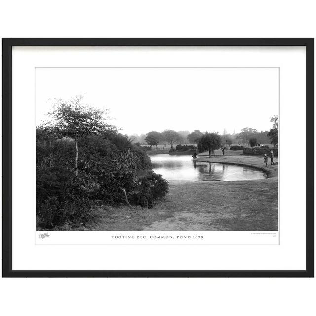 'Tooting Bec, Common, Pond 1898' by Francis Frith - Picture Frame Photograph Print on Paper The Francis Frith Collection Size: 28cm H x 36cm W x 2.3cm on Productcaster.