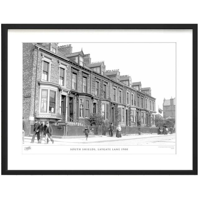 'South Shields, Laygate Lane 1900' by Francis Frith - Picture Frame Photograph Print on Paper The Francis Frith Collection Size: 60cm H x 80cm W x 2.3 on Productcaster.