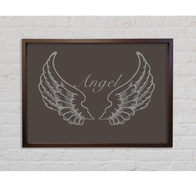 Angel Wings Chocolate - Single Picture Frame Art Prints on Canvas Bright Star Size: 84.1cm H x 118.9cm W on Productcaster.