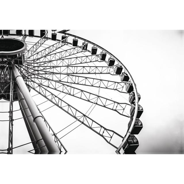 industrial Ferris Wheel - Wrapped Canvas Art Prints Latitude Run Size: 81cm H x 122cm W on Productcaster.