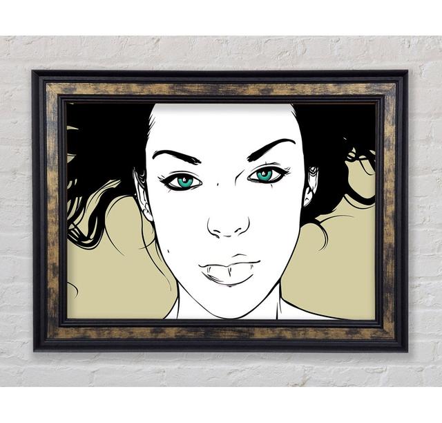 Green Eyed Babe Framed Print Bright Star Size: 59.7cm H x 84.1cm W on Productcaster.