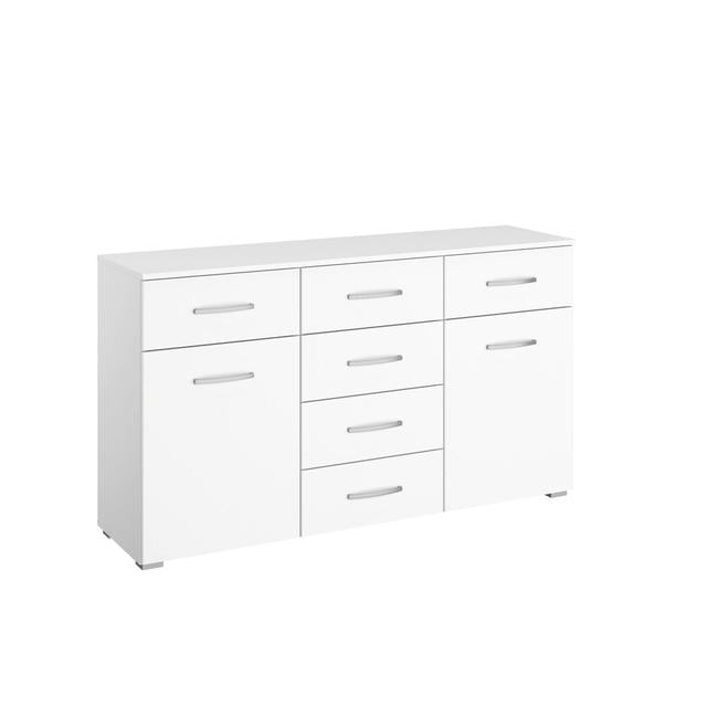 Aditio 6 Drawer Combi Chest Rauch Colour: White on Productcaster.