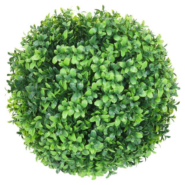 Künstlicher Busch HWC-L77, Buchskugel Dekopflanze Buchsbaumkugel Kunstpflanze Buxus, Outdoor 35 cm Die Saisontruhe on Productcaster.