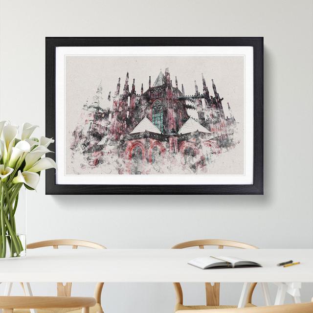 Prague Castle In The Czech Republic - Single Picture Frame Print on Wood East Urban Home Size: 48cm H x 65cm W x 2cm D, Frame Option: Black Framed on Productcaster.