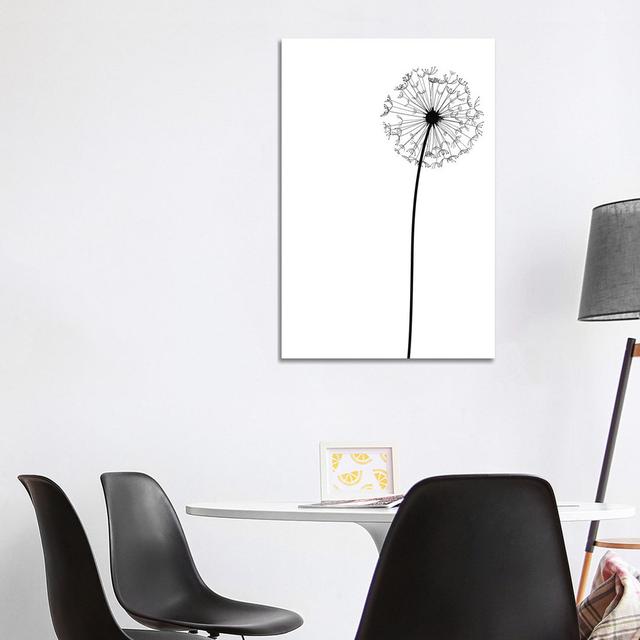 Modern Dandelion by Nordic Print Studio - Gallery-Wrapped Canvas Giclée on Canvas Ebern Designs Size: 101.6cm H x 66.04cm W x 1.905cm D, Format: Wrapp on Productcaster.