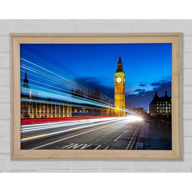 Big Ben Speed Of Light 5 - Single Picture Frame Art Prints Ebern Designs Size: 21cm H x 29.7cm W on Productcaster.