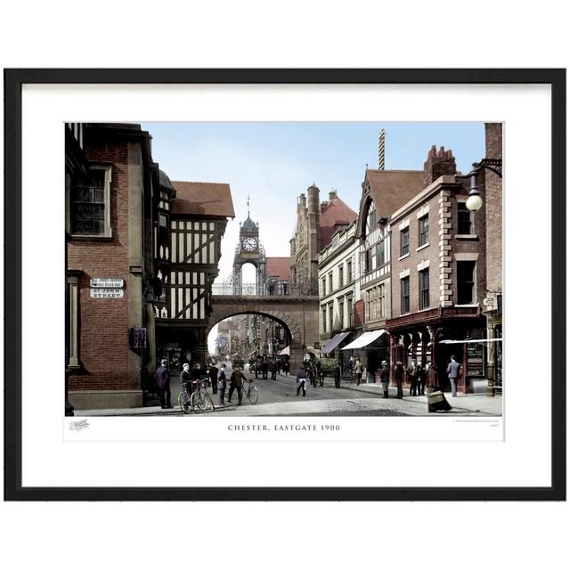 Chester, Eastgate 1900 by Francis Frith - Single Picture Frame Print The Francis Frith Collection Size: 60cm H x 80cm W x 2.3cm D on Productcaster.