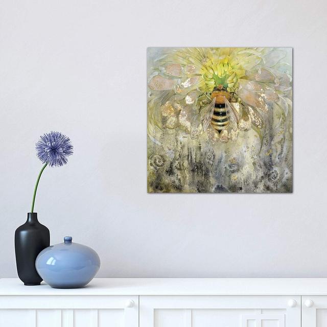 Bee by Stephanie Law - Wrapped Canvas Painting Brambly Cottage on Productcaster.