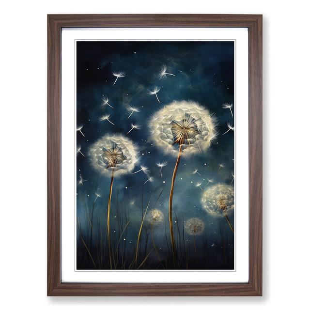 Dandelion Informel Marlow Home Co. Frame Colour: Walnut, Size: 46cm H x 34cm W x 2cm D on Productcaster.