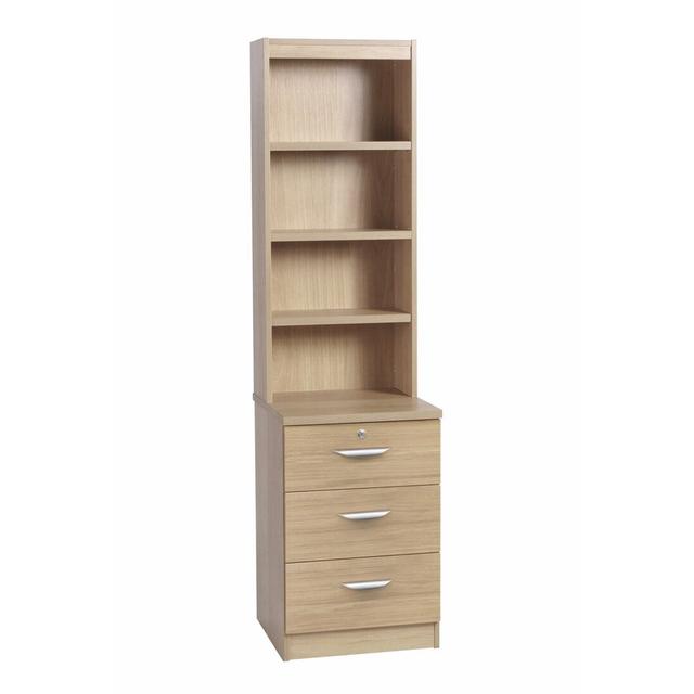 3 Drawer CD/DVD Storage Unit Gracie Oaks Colour: Sandstone on Productcaster.